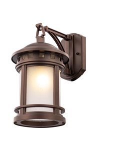 Salamanca applique E27 esterno Alluminio marrone IP 44