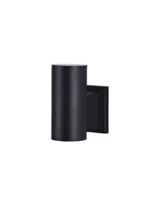 Bowery applique GU10 esterno alluminio nero IP 54 2
