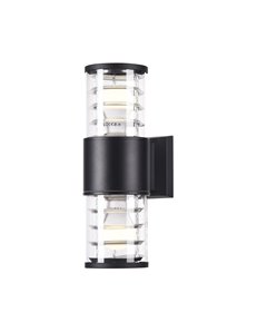 Bronx applique E27 esterno alluminio nero IP 54