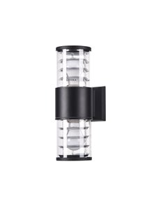Bronx applique E27 esterno alluminio nero IP 54 2