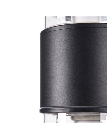 Bronx applique E27 esterno alluminio nero IP 54