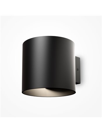 Rond applique G9 Maytoni Technical alluminio nero IP 20