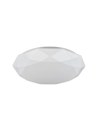 Crystallize lampada plafoniera LED moderna metallo e acrilico bianco IP 20