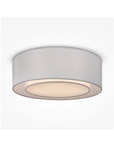 Bergamo lampada plafoniera E27 moderna metallo cromo IP 20