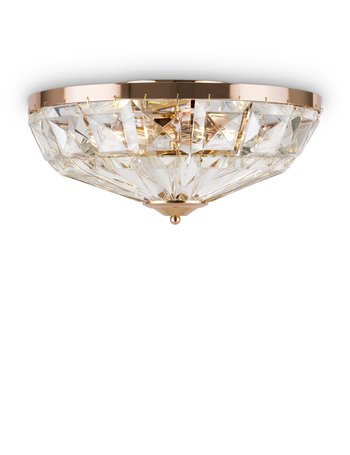 Facet lampada plafoniera E14 classica metallo oro IP 20