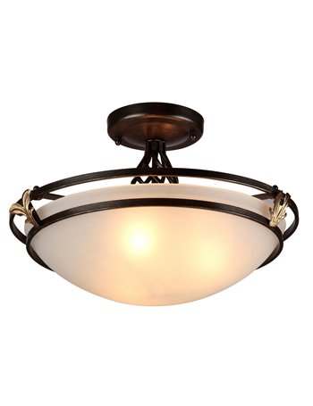 Combinare lampada plafoniera E27 classica metallo bronzo antico IP 20