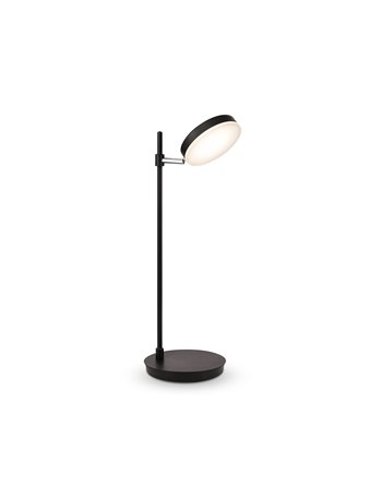 Fad lampada da tavolo LED moderna metallo e acrilico nero IP 20