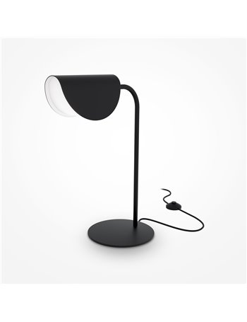 Mollis lampada da tavolo G9 moderna metallo nero IP 20