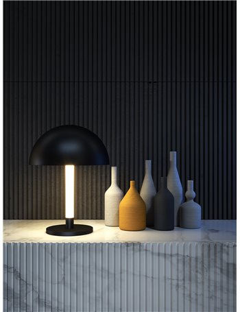Ray lampada da tavolo LED moderna metallo nero IP 20