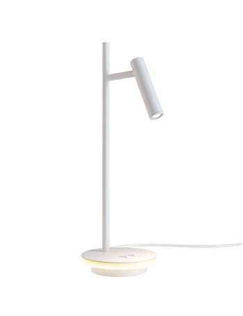 Estudo lampada da tavolo LED moderna metallo bianco IP 20