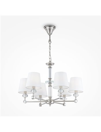 Riverside lampadario E14 classico metallo cromo IP 20