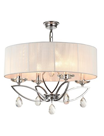 Miraggio lampadario E14 classico metallo cromo IP 20