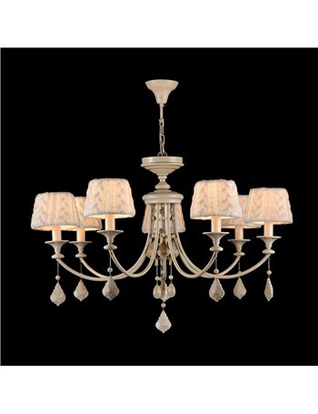 Lana lampadario E14 classico metallo Beige IP 20
