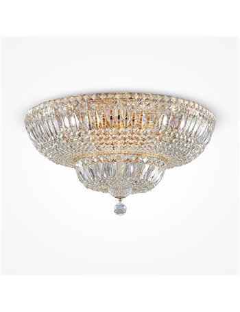 Basfor lampadario E14 classico metallo oro antico IP 20