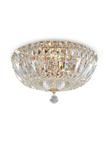 Basfor lampadario E14 classico metallo oro antico IP 20