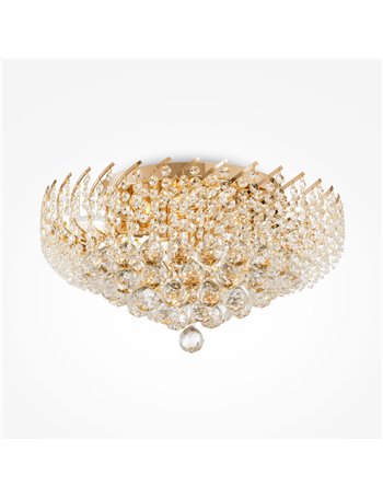 Karolina lampadario E14 classico metallo oro IP 20