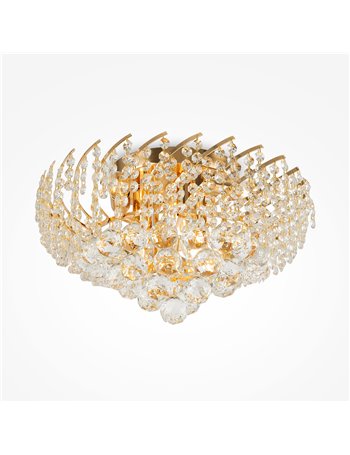 Karolina lampadario E14 classico metallo oro IP 20