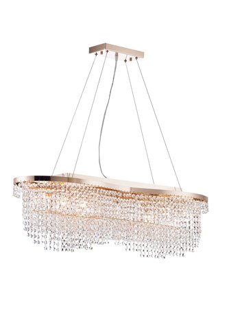 Toils lampadario E14 classico metallo oro IP 20