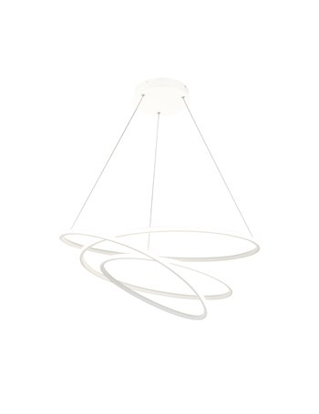 Nola lampadario a sospensione LED moderna metallo bianco IP 20
