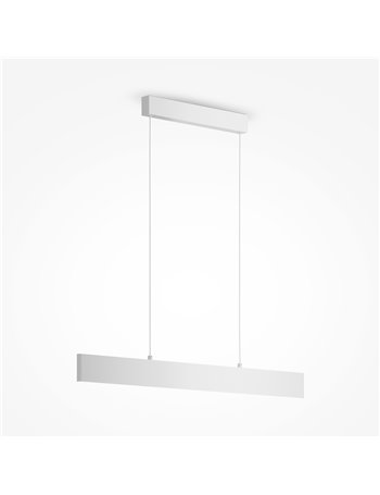 Step lampadario a sospensione LED moderna metallo bianco IP 20