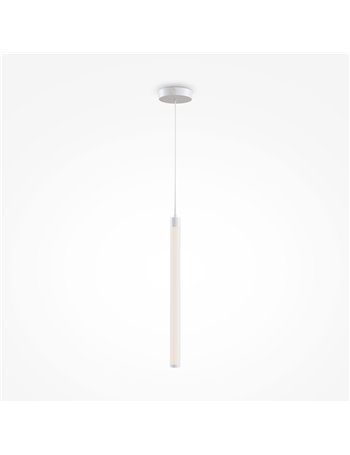 Ray lampadario a sospensione LED moderna alluminio bianco IP 20