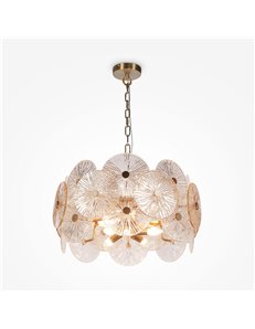 Aster lampadario E14 moderna metallo oro IP 20