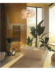 Aster lampadario E14 moderna metallo oro IP 20 2