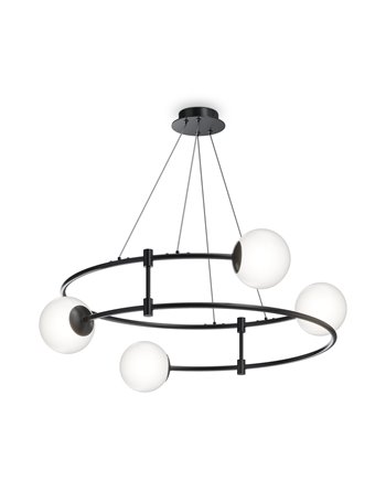 Balance lampadario G9 moderna metallo nero IP 20