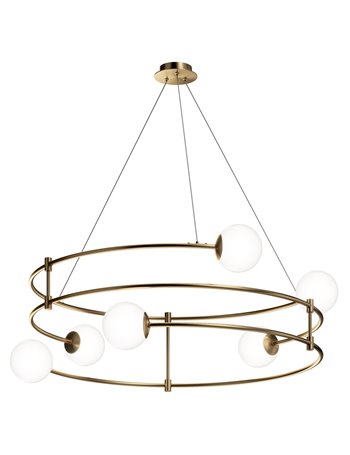 Balance lampadario G9 moderna metallo oro IP 20