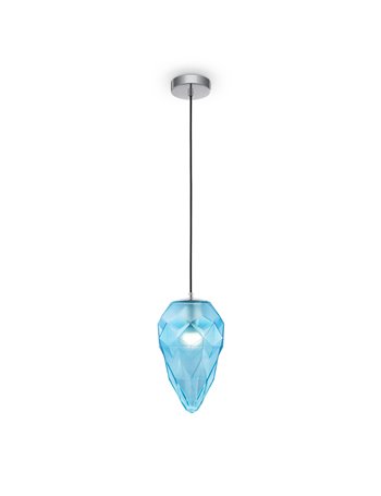 Globo lampadario E27 moderna metallo cromo IP 20