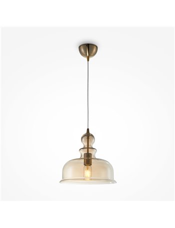 Tone lampadario E27 moderna metallo bronzo IP 20