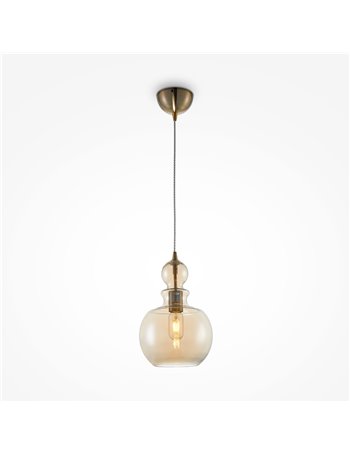 Tone lampadario E27 moderna metallo bronzo IP 20