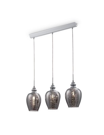Blues lampadario E14 moderna metallo nichel IP 20