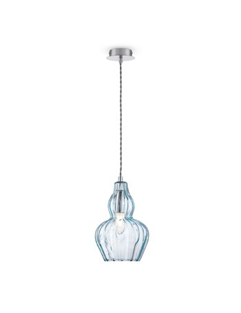 Eustoma lampadario E14 moderna metallo nichel IP 20