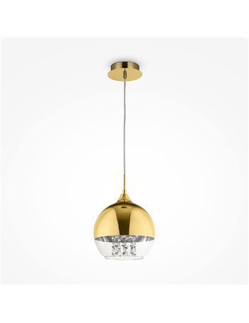 Fermi lampadario E27 moderna metallo oro IP 20
