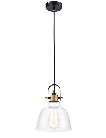 Irving lampadario E27 moderna metallo nero IP 20