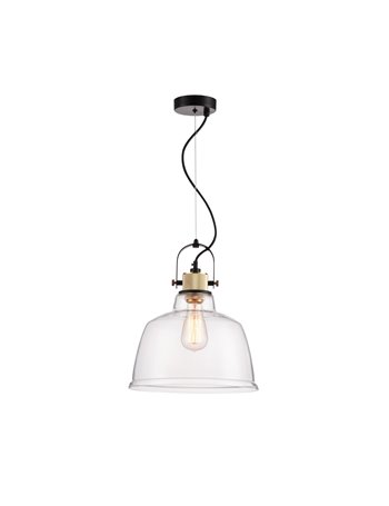 Irving lampadario E27 moderna metallo nero IP 20
