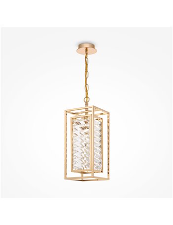 Tening lampadario E14 classica metallo oro IP 20