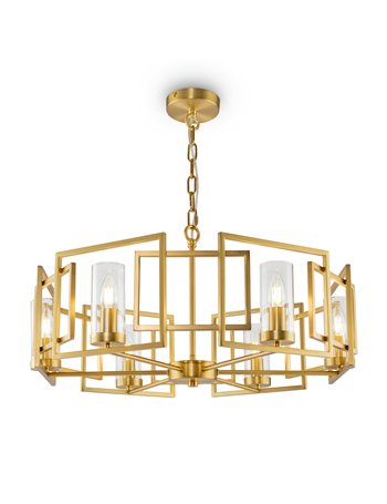 Bowi lampadario E14 classica metallo oro IP 20