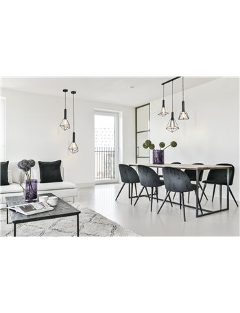 Spider lampadario E27 Maytoni Loft metallo nero IP 20