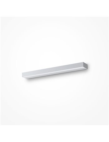 Orion lampada da specchio quadro LED moderno metallo e acrilico bianco IP 20