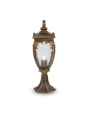 Fleur illuminazione esterna E27 garden Alluminio nero e oro IP 44