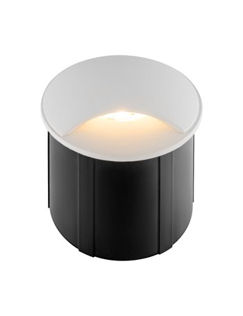 Biscotti faretto da incasso - garden Alluminio bianco IP 65