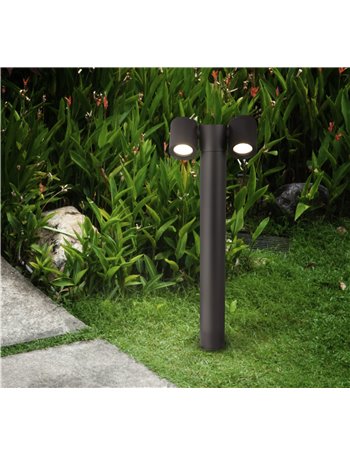 Wall Street paletto GU10 garden alluminio nero IP 54