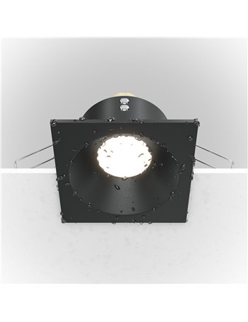 Zoom illuminazione da incasso GU10 garden alluminio nero IP 65