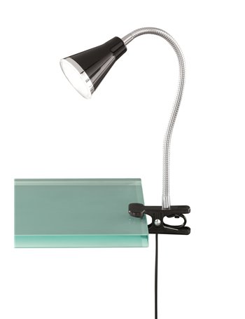 Arras pinza led flessibile orientabile nero cm47 Moderno LED