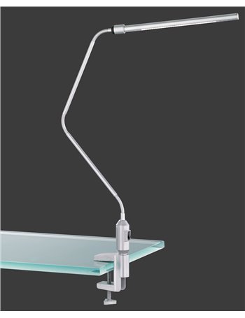Vario lampada morsetto Led base pinza allum  h65 Moderno LED