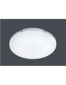 Apart plafoniera led bagno dimmer.con bordo cromo d.35 Moderno LED