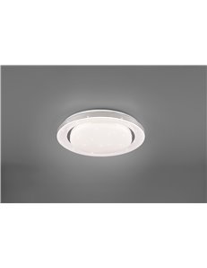 Atria plafoniera led con telecomando multifunzione con diffusore effetto cielo stellato d.38cm Moderno LED