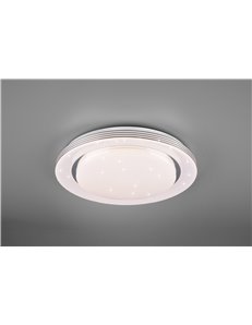 Atria plafoniera led grande con telecomando multifunzione con diffusore effetto cielo stellato d.48cm Moderno LED